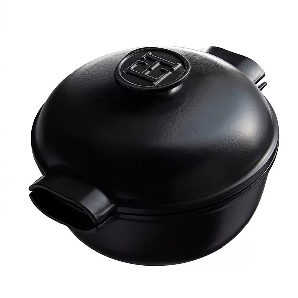 Кастрюля керамическая Delight 4 л индукционная диаметр 26,5 см, цвет графит, Emile Henry, Франция, 776640 - изобр. 9