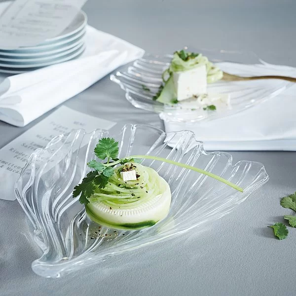 Набор подтсановочных тарелок/блюд Jin Yu 2 шт, 38х30 см, хрусталь, Nachtmann, 98067 - изобр. 13