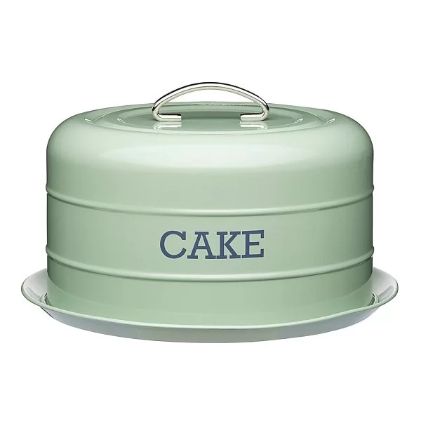 Тортовница Living Nostalgia 29x16 см, материал металл, цвет зеленый, Kitchen Craft, Великобритания, LNCTGRN - изобр. 7