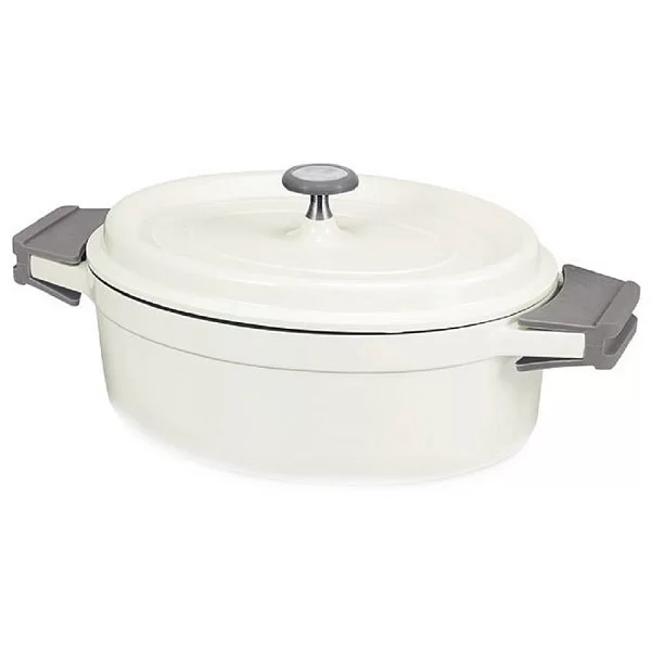 Кастрюля овальная с крышкой Cook'on 3,5 л диаметр 26 см, литой алюминий с керамическим покрытием, BEKA, Бельгия, 13392274 - изобр. 7