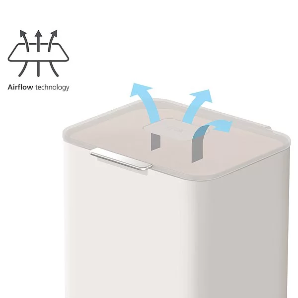 Контейнер для мусора с двумя баками Totem Pop 60 л, сталь, цвет серый, Joseph Joseph, Великобритания, 30091 - изобр. 14