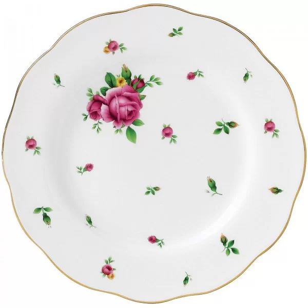 Тарелка десертная New Country Roses 20 см материал фарфор, Royal Albert, Великобритания, NCRWTW25811 - изобр. 7