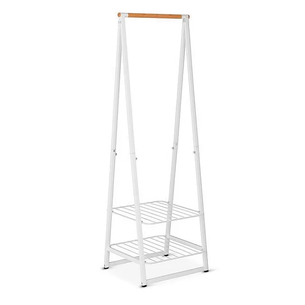 Вешалка-сушилка для одежды Linn малая 60,6x57,5x190 см, металл + бамбук, цвет белый, Brabantia, Бельгия, 118227 - изобр. 7