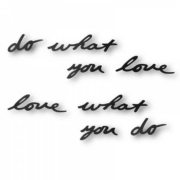 Надпись настенная Do what you love цвет черный, материал металл, Umbra, Канада, 470170-040 - изобр. 7