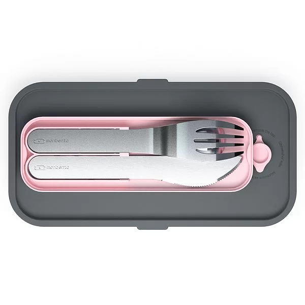 Набор столовых приборов MB Pocket, розовый, Monbento, 1007 01 066 - изобр. 9