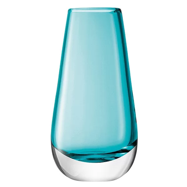 Ваза в форме бутона Flower Colour 13,8 см, цвет бирюзовый, выдувное стекло, LSA International, Великобритания, G732-14-742 - изобр. 7