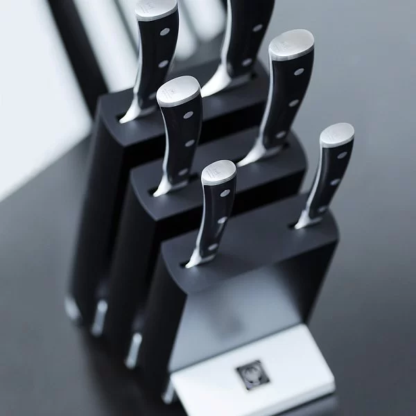 Нож японский шеф Classic Ikon, 14см, черный, Wusthof, 4172 - изобр. 14