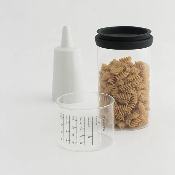 Банка с мерным стаканом 1л, серый, Brabantia, 290282 - изобр. 9