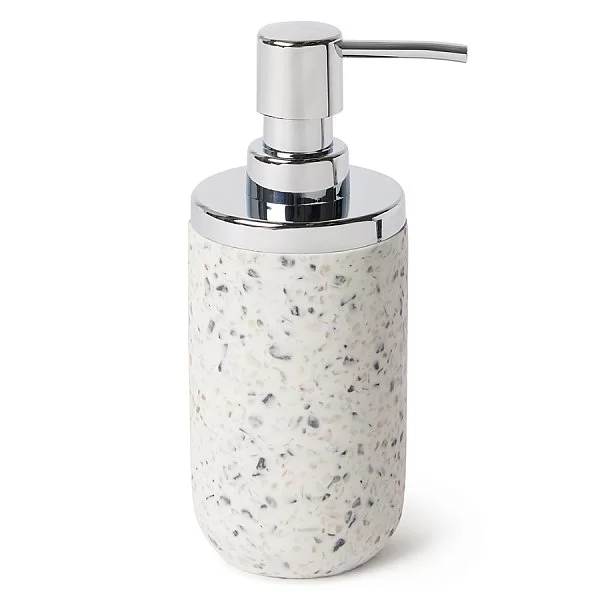 Диспенсер для мыла Junip terrazzo 10x18 см, материал синтетическая смола, цвет белый, Umbra, Канада, 1014018-1180 - изобр. 9