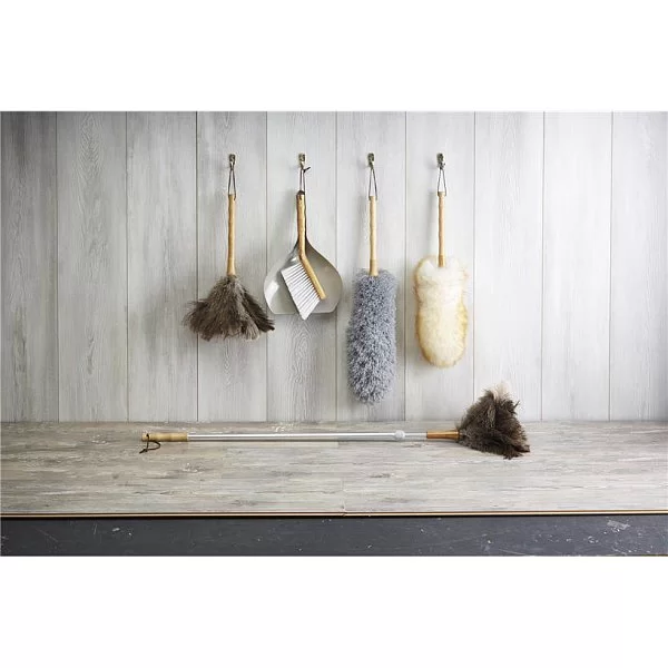 Метелка телескопическая Living Nostalgia, длина 102 см, материал дерево, цвет бежевый, Kitchen Craft, Великобритания, LNTELFDUST - изобр. 8