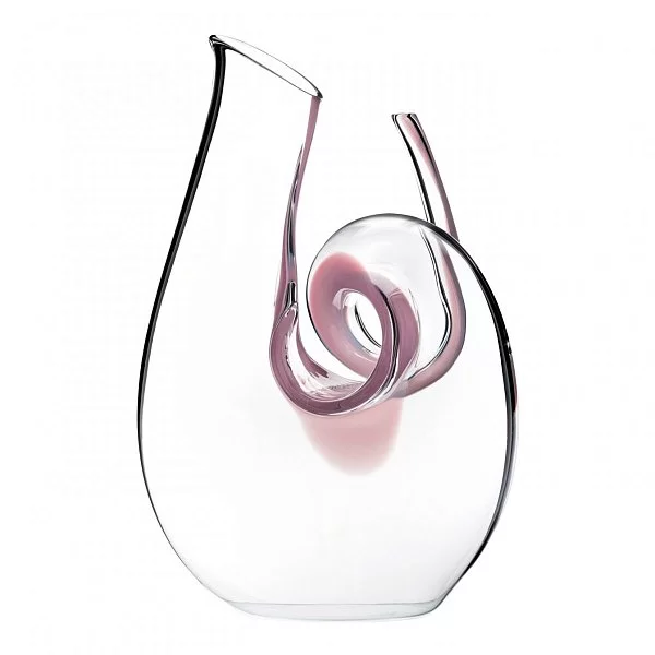 Декантер для вина Curly Pink mini объем 690 мл, материал хрусталь, Riedel, Австрия, 2011/14 - изобр. 7