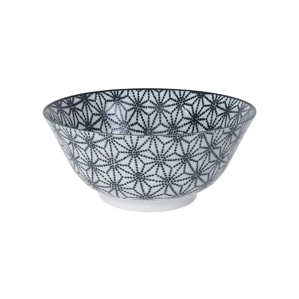 Чаша Nippon 15,2 см фарфор, цвет черно-белый, Tokyo Design, Япония, 16052 - изобр. 7