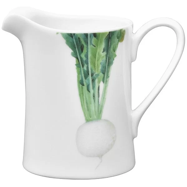 Молочник "Овощной букет. Редька" 300 мл, материал фарфор, цвет декор + белый, Noritake, Япония, NOR1620-Q001CF07 - изобр. 7