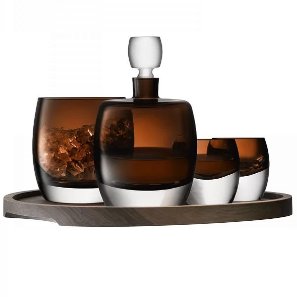 Графин для виски Whisky Club объем 1,05 л, выдувное стекло, цвет коричневый, LSA International, Великобритания, G1533-36-866 - изобр. 8