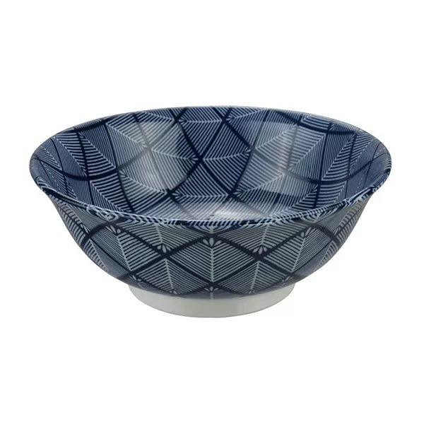 Чаша Mixed Bowls 20 см фарфор, цвет бело-синий, Tokyo Design, Япония, 16897 - изобр. 7
