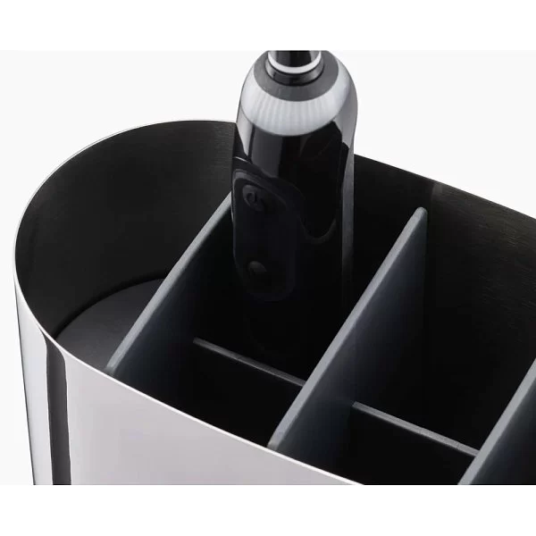 Подставка для зубных щеток EasyStore Lux 17,5х9,4х11,7 см, нержавеющая сталь, Joseph Joseph, Великобритания, 70581 - изобр. 11