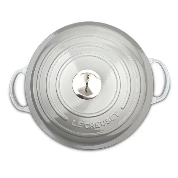 Кастрюля круглая 22 см, объем 3,3 л, материал эмалированный чугун, цвет серый, Le Creuset, Франция, 21177225412430 - изобр. 9