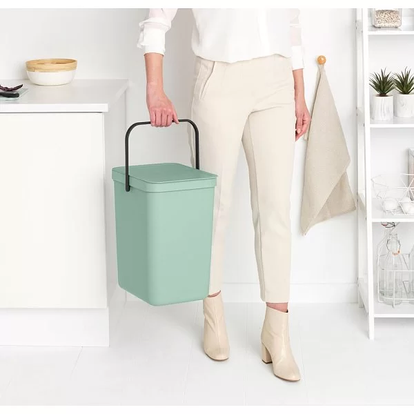 Ведро для мусора SORT&GO 25 л, пластик, цвет мятно-голубой, Brabantia, Бельгия, 212765 - изобр. 8