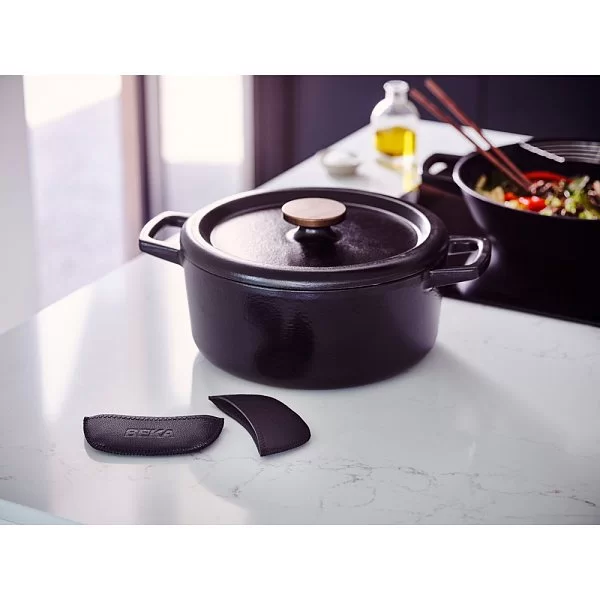 Набор из 2 прихваток, кожа+каучук, BEKA, Бельгия, 101241 - изобр. 8