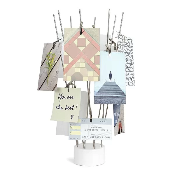 Стойка для фото настольная Fotofan 47х22,5 см, цвет белый, материал металл, Umbra, Канада, 315500-153 - изобр. 7