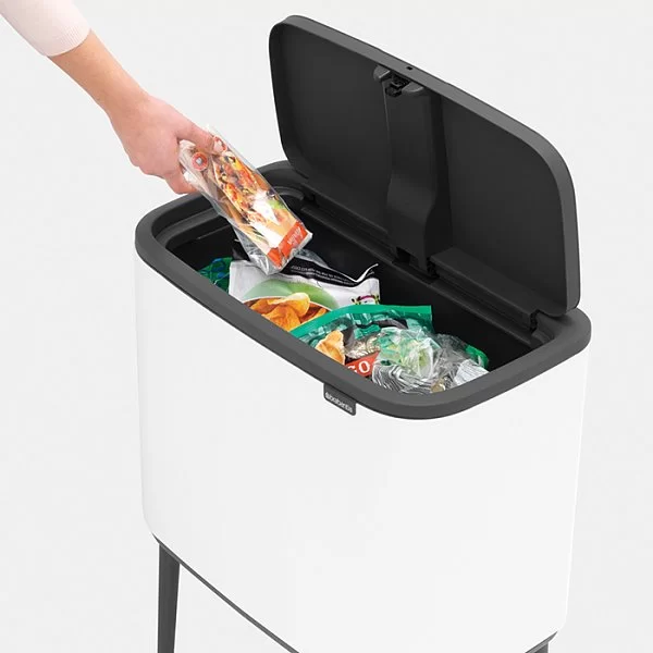Мусорный бак Touch Bin Bo 36л, белый, Brabantia, 313509 - изобр. 12