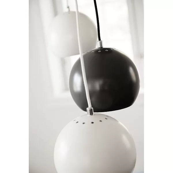 Лампа подвесная Ball 18 см материал железо, цвет черный матовый, Frandsen, Дания, 1115_0500105 - изобр. 9