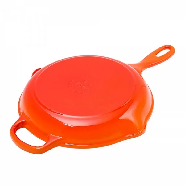 Сковорода с толстым дном 23 см, эмалированный чугун, цвет оранжевый, Le Creuset, Франция, 20182230900422 - изобр. 9