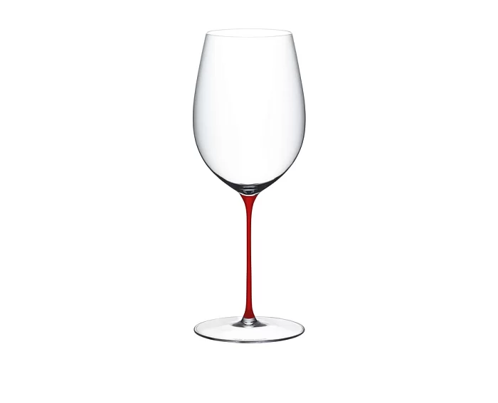 Бокал для красного вина Bordeaux Grand Cru 953 мл, красная ножка, хрусталь, Superleggero, Riedel, Австрия, 6425/00R - изобр. 7