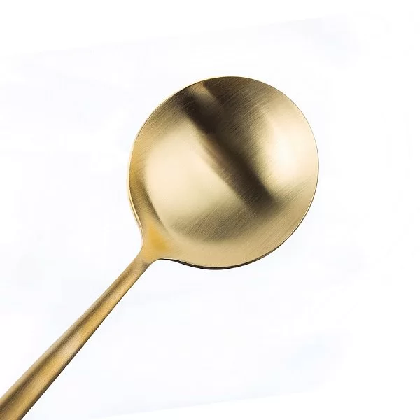 Набор столовых приборов Moon Gold Brushed на 6 персон, 24 предмета, цвет золотой, нержавеющая сталь, Cutipol, Португалия, MO.006 GB - изобр. 12