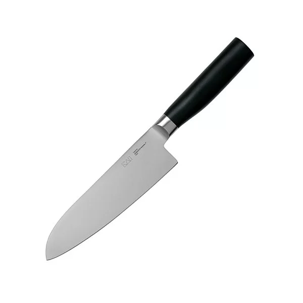 Нож кухонный поварской Santoku длина лезвия 18 см, сталь 1.4116 Krupp Stainless Steel, Kai, Япония, KAI-TMK-0702 - изобр. 7