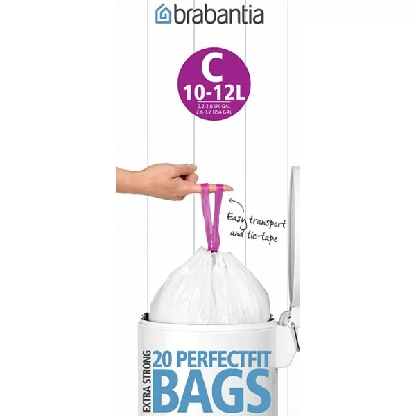 Мешки для мусора PerfectFit, 10-12л, 20шт, Brabantia, 245343 - изобр. 9
