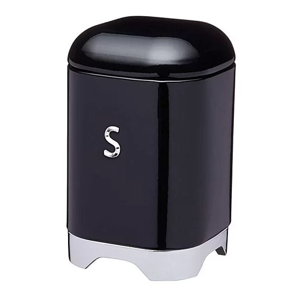 Емкость для хранения сахара Lovello Retro 11,5x11,5x19 см, металл, цвет черный, Kitchen Craft, Великобритания, LOVSUGARBLK - изобр. 7