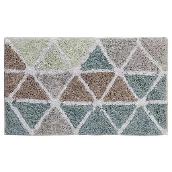 Коврик для ванной Triangles 53х86 см, материал хлопок, Creative Bath, США, R1250NAT - изобр. 7
