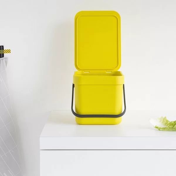 Мусорное ведро Sort & Go встраиваемое, 6л, желтый, Brabantia, 109683 - изобр. 11