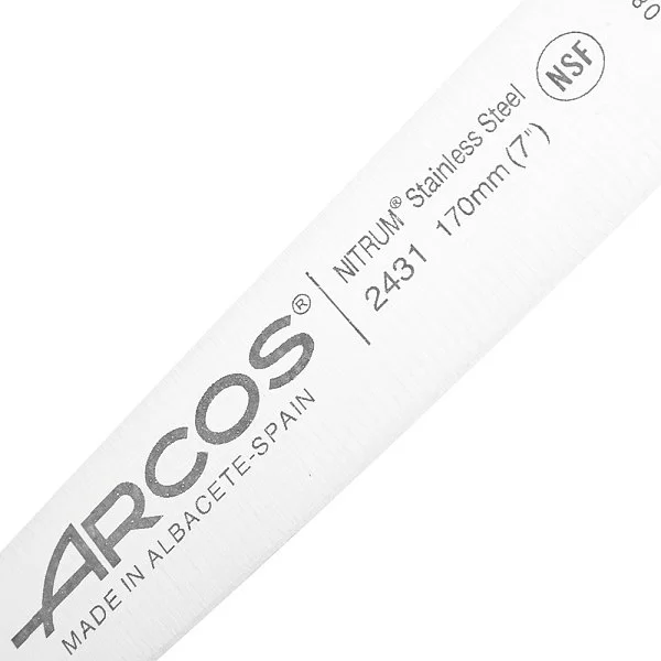 Нож кухонный разделочный 17 см нержавеющая сталь Nitrum, серия Colour-prof, Arcos, 2431 - изобр. 8
