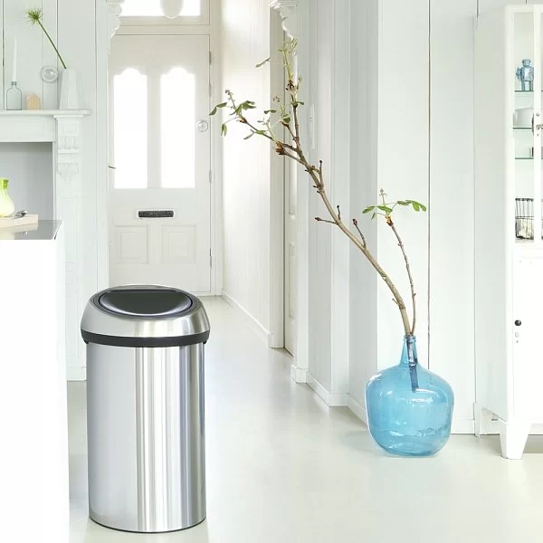 Мусорный бак Touch Bin 60л, стальной матовый, Brabantia, 484506 - изобр. 13