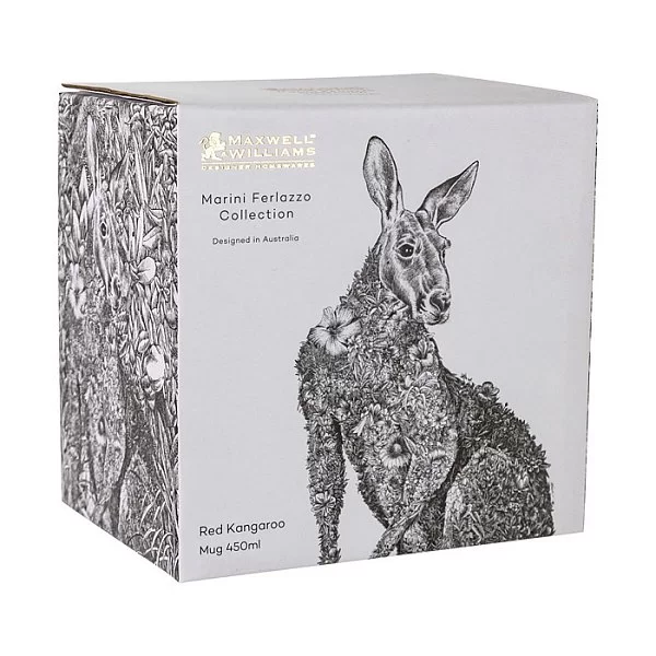Кружка "Рыжий кенгуру" 450 мл, материал фарфор, цвет белый, Maxwell & Williams, Австралия, MW637-DX0539 - изобр. 9