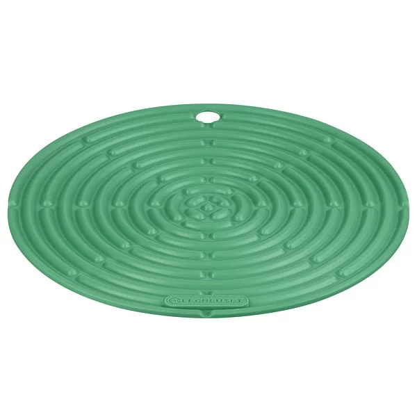 Подставка под горячее круглая 20 см, силикон, цвет зеленый бамбук, Le Creuset, Франция, 42404204080000 - изобр. 8