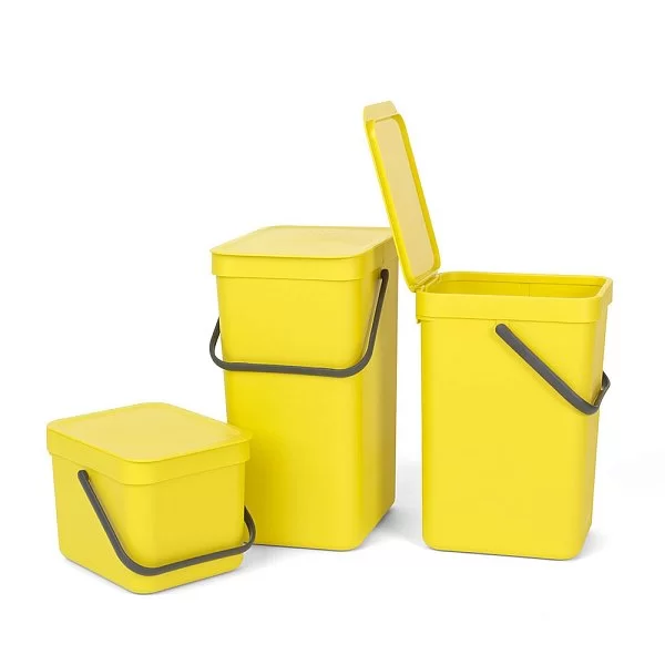 Мусорное ведро Sort & Go встраиваемое, 16л, желтый, Brabantia, 109867 - изобр. 12