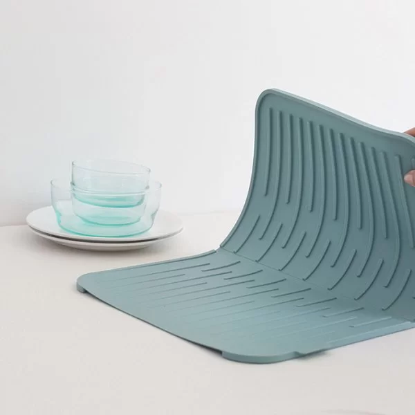 Силиконовый коврик для посуды Sink Side 44x32 см, цвет мятный, Brabantia, 117480 - изобр. 14