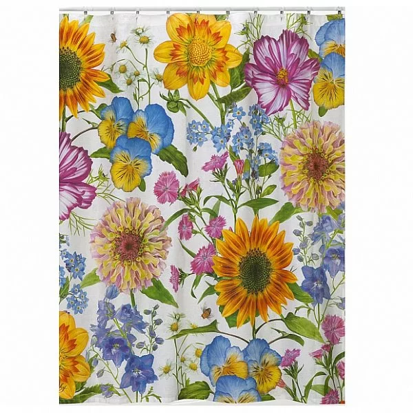 Шторка Perennial 183х183 см, хлопок, Creative Bath, США, S1255MULT - изобр. 7