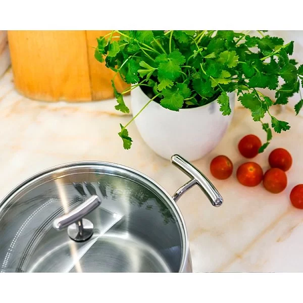 Кастрюля YUMI GLASS 4,4 л, диаметр 20 см, нержавеющая сталь, Silampos, Португалия, 636122VJ6620 - изобр. 8