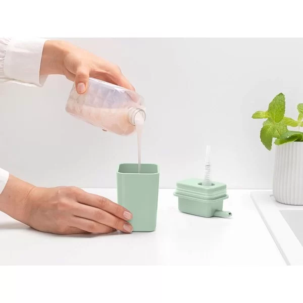 Диспенсер для жидкого мыла, цвет мятно-голубой, Brabantia, Бельгия, 215766 - изобр. 9