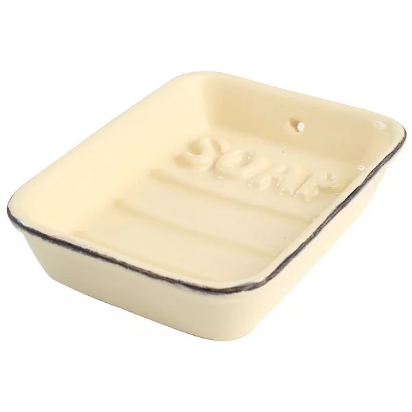 Мыльница Ocean Cream, 12,5x9,5x2,5 см, материал керамика, цвет кремовый, T&G, Великобритания, 18553 - изобр. 7