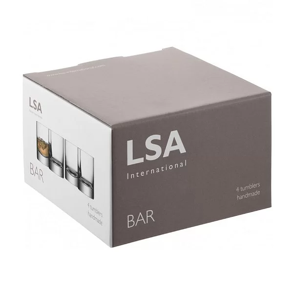 Набор стаканов для виски Bar 4 шт, 250 мл, выдувное стекло, LSA International, Великобритания, G068-10-991 - изобр. 10