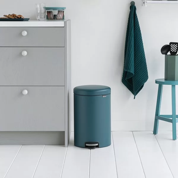 Мусорный бак с педалью NewIcon, 20л, минерально-лазурный, Brabantia, 115929 - изобр. 13