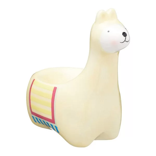 Подставка для яиц Llama 10x5,5x9,5 см, материал керамика, Kitchen Craft, Великобритания, KCEGGLLAMA - изобр. 7