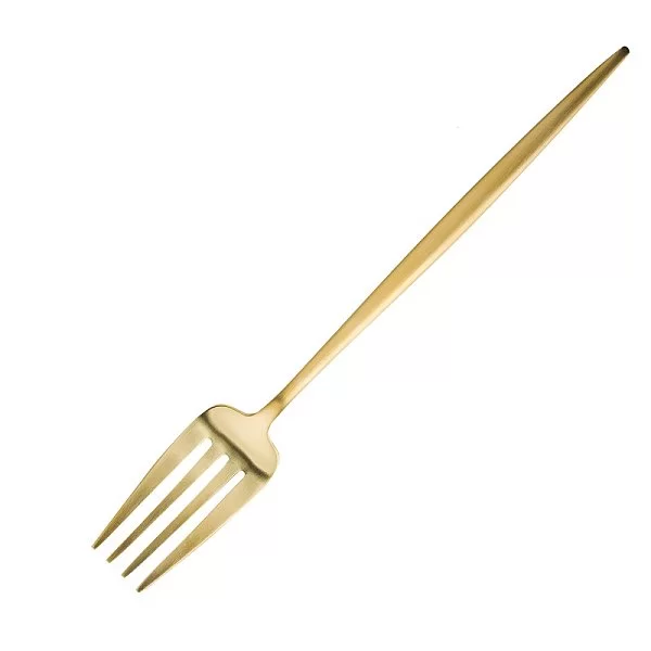Набор столовых приборов Moon Gold Brushed на 6 персон, 24 предмета, цвет золотой, нержавеющая сталь, Cutipol, Португалия, MO.006 GB - изобр. 9