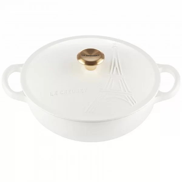 Кастрюля Eiffel Tower 2,6 л, цвет белый, чугун, Le Creuset, Франция, 21984220101441 - изобр. 7