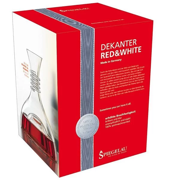 Декантер Red&White для красного и белого вина 1л, хрустальное стекло, Spiegelau, 8920188 - изобр. 8